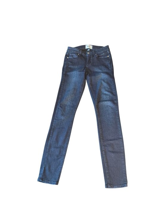 PAIGE Denim - Paige Verdugo Ultra Skinny Jeans Dark Wash Low Rise Premium Denim Size 24